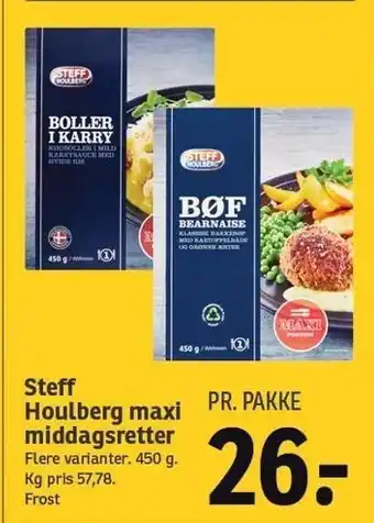 SPAR Steff Houlberg maxi retter tilbud