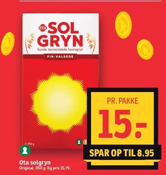 SPAR OTA solgryn tilbud