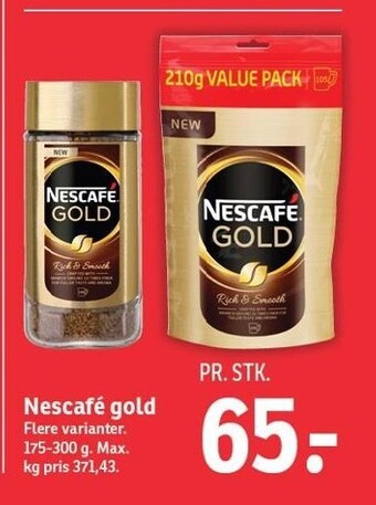 SPAR Nescafé gold tilbud