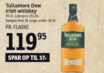 Tullamore Dew Irish whiskey