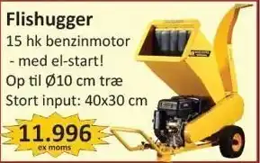 Flishugger 15 hk benzinmotor