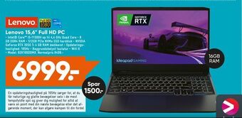 Lenovo 15,6" Full HD PC