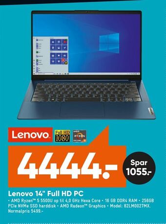 Bilka Lenovo 14" Full HD PC tilbud
