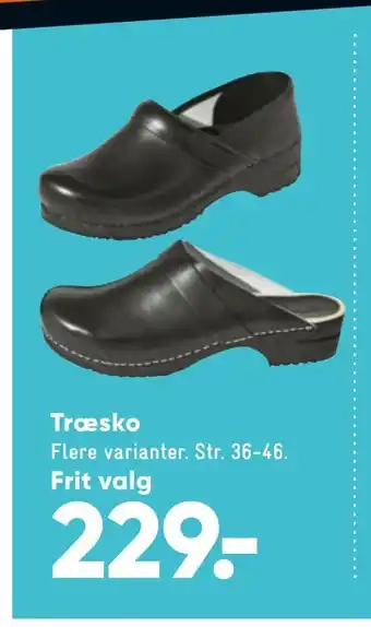 Bilka Træsko tilbud