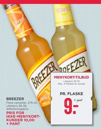 MENY Breezer tilbud