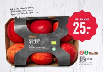 MENY Omhu økologiske æbler tilbud