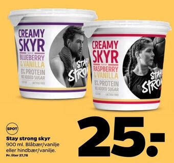 Netto Stay strong skyr tilbud
