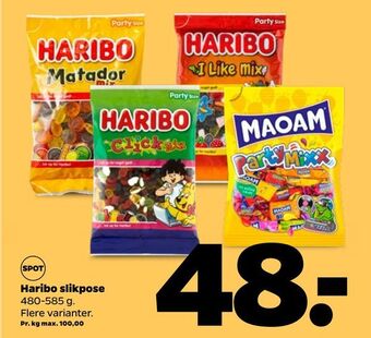 Netto Haribo slikpose tilbud