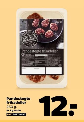 Netto Pandestegte frikadeller tilbud