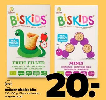 Netto Belkorn Biskids kiks tilbud