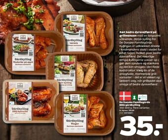 Netto De Danske Familiegårde BBQ gårdkylling tilbud