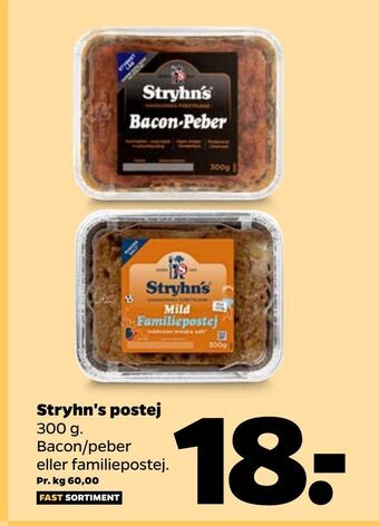 Netto Stryhn's postej tilbud