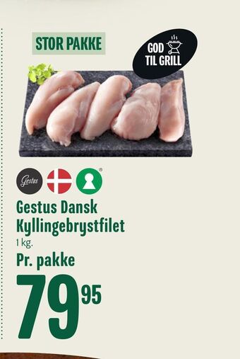 Min Købmand Gestus Dansk Kyllingebrystfilet tilbud