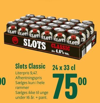 Min Købmand Slots Classic tilbud