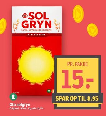 SPAR Ota solgryn tilbud
