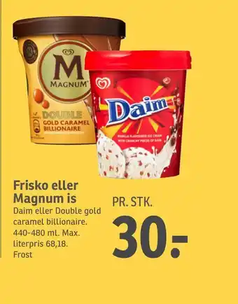 SPAR Frisko eller Magnum is tilbud