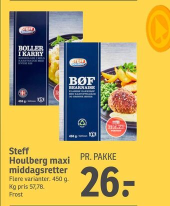 SPAR Steff Houlberg maxi middagsretter tilbud