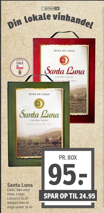 SPAR Santa Luna tilbud