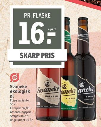 SPAR Svaneke økologisk øl tilbud