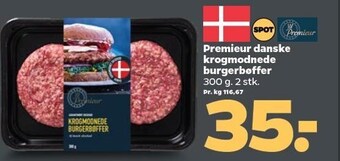 Netto Premieur danske krogmodnede burgerbøffer tilbud
