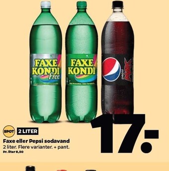 Netto Faxe el. pepsi sodavand tilbud