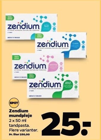 Netto Zendium mundpleje tilbud