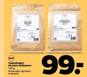 Netto Copenhagen roaster helbønner tilbud