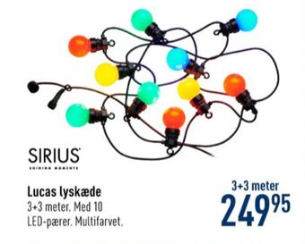 Sirius solcellelampe