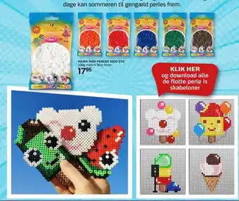 Legekæden Hama midi perler 1000 stk tilbud