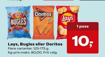 Kvickly Lays, Bugles eller Doritos tilbud