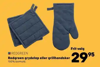 Redgreen grydelap eller grillhandsker