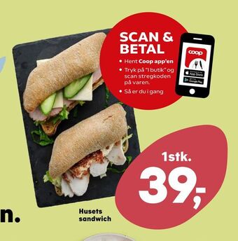 SuperBrugsen Husets sandwich tilbud