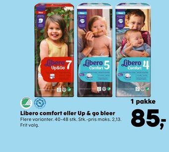 SuperBrugsen Libero comfort eller Up & go bleer tilbud