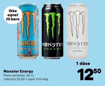 SuperBrugsen Monster Energy tilbud