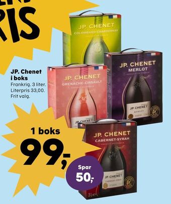 SuperBrugsen JP. Chenet i boks tilbud
