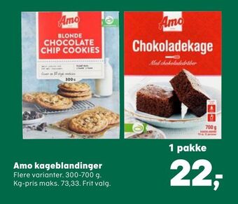 SuperBrugsen Amo kageblandinger tilbud