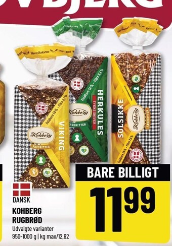 Løvbjerg Kohberg rugbrød tilbud
