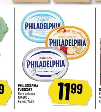 Philadelphia flødeost