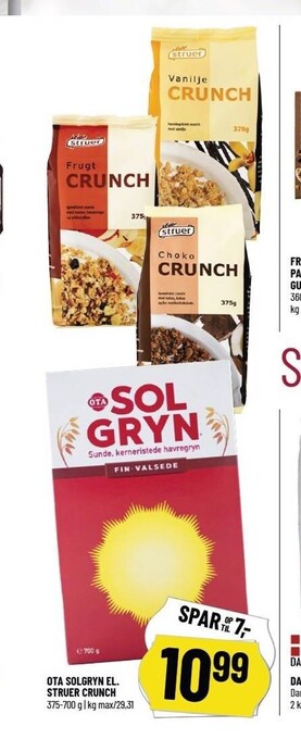 Løvbjerg OTA solgryn el. struer crunch tilbud