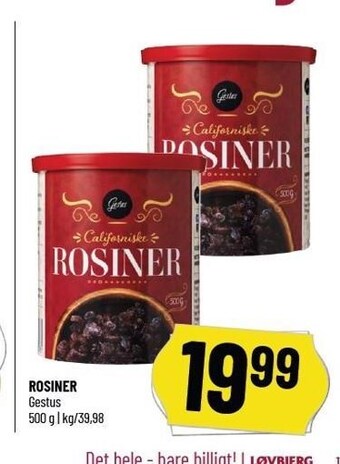 Løvbjerg Rosiner tilbud