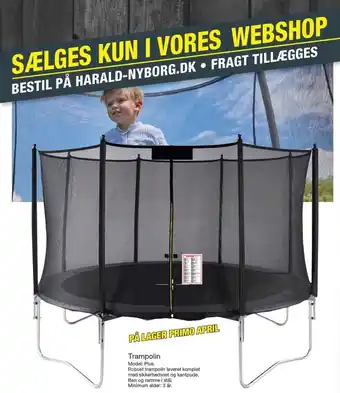 Harald Nyborg Trampolin ø. 244 cm 70405 tilbud