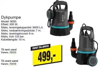 Harald Nyborg Dykpumpe 70415, 70416 tilbud