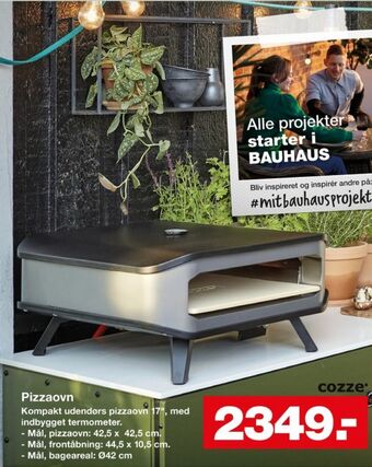 Bauhaus Cozze pizzaovn tilbud