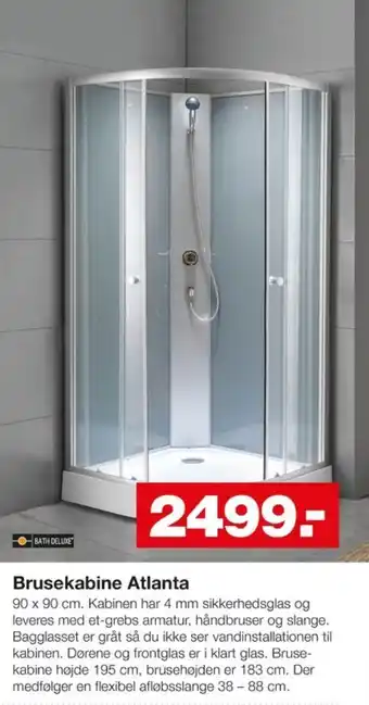 Bath deluxe brusekabine
