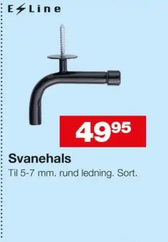 Bauhaus E-line svanehals tilbud