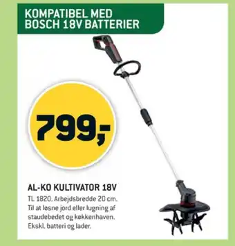 XL-BYG Al-ko kultivator tilbud