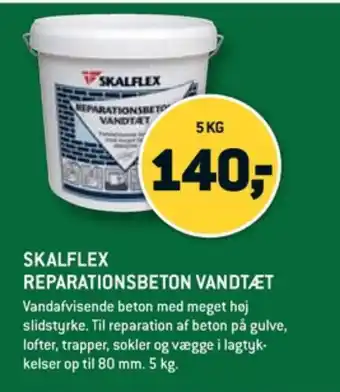 XL-BYG Skalflex reparationsbeton tilbud