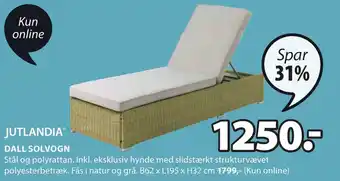 JYSK Jutlandia Dall Solvogn tilbud