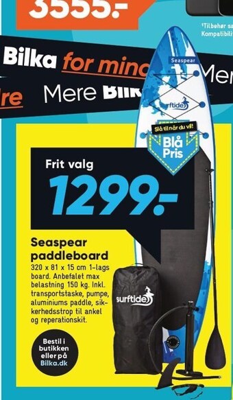 Bilka Seaspear paddleboard tilbud