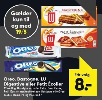 Bilka Oreo, Bastogne, Lu Digestive el. Petit Écolier tilbud